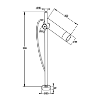 FILA 6  M PRO POLE BASE
