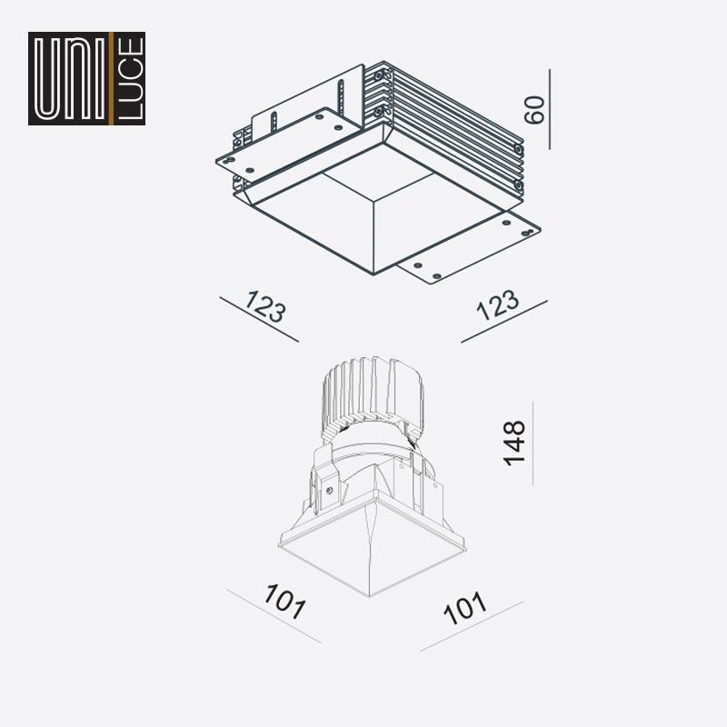 KLEO S SQ TRIMLESS