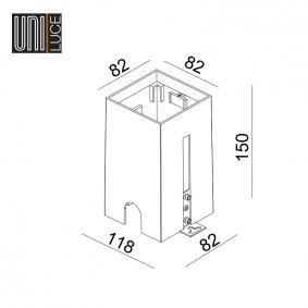 STAR MOUNTING BOX XS SQ