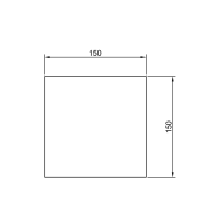 RAMI 14 XL SQ FL TRIMLESS