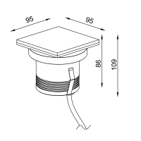 RAMI-7 11 SMD L SQ TRIMLESS