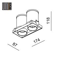 ROLLER-2 M TRIMLESS