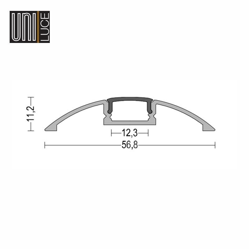 AL PROFILE MIDI UNI-R-17,4x11