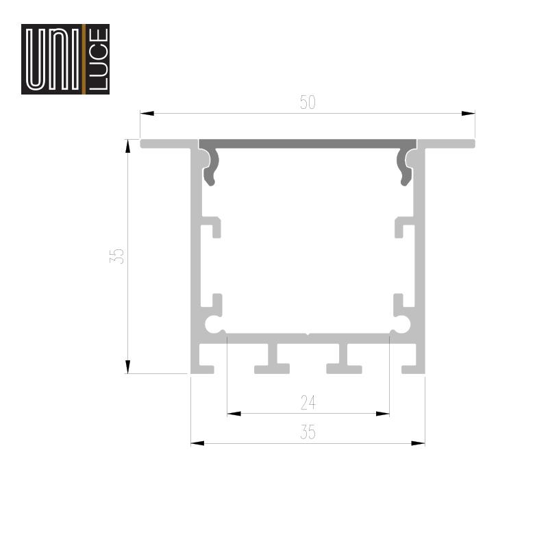 MAXI PROFILE UNI-R-35x35
