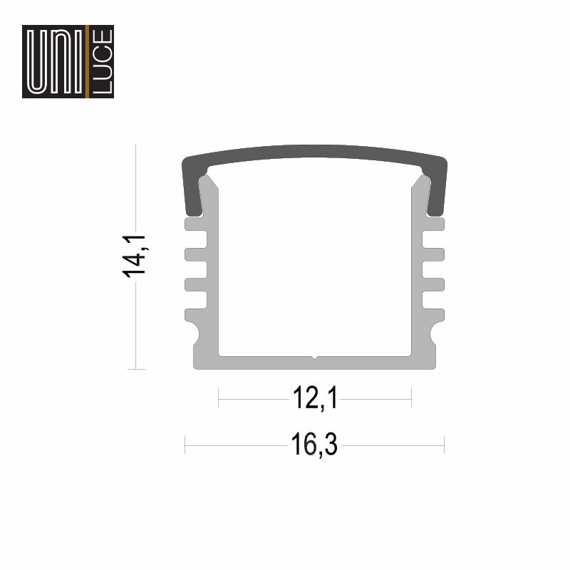 AL PROFILE MIDI UNI-S-16,3x14