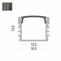 AL PROFILE MIDI UNI-S-16,5x13,5