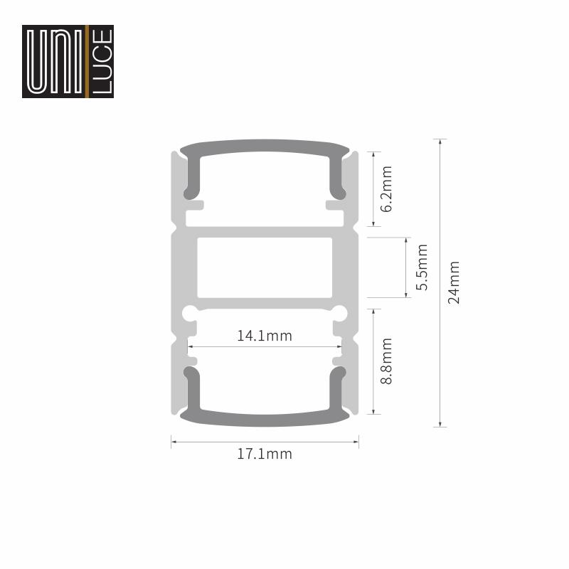 U&D PROFILE UNI-S-17x24UD