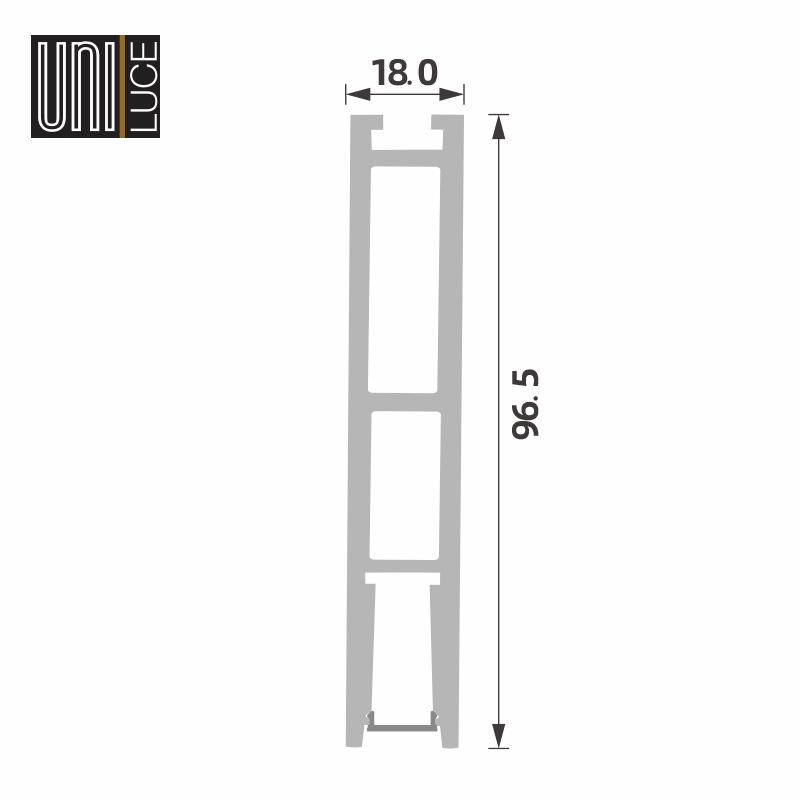 AL PROFILE MIDI UNI-S-18x96,5