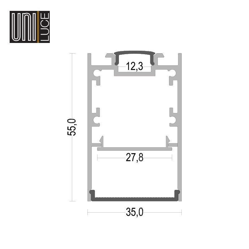 U&D PROFILE UNI-S-35x55UD