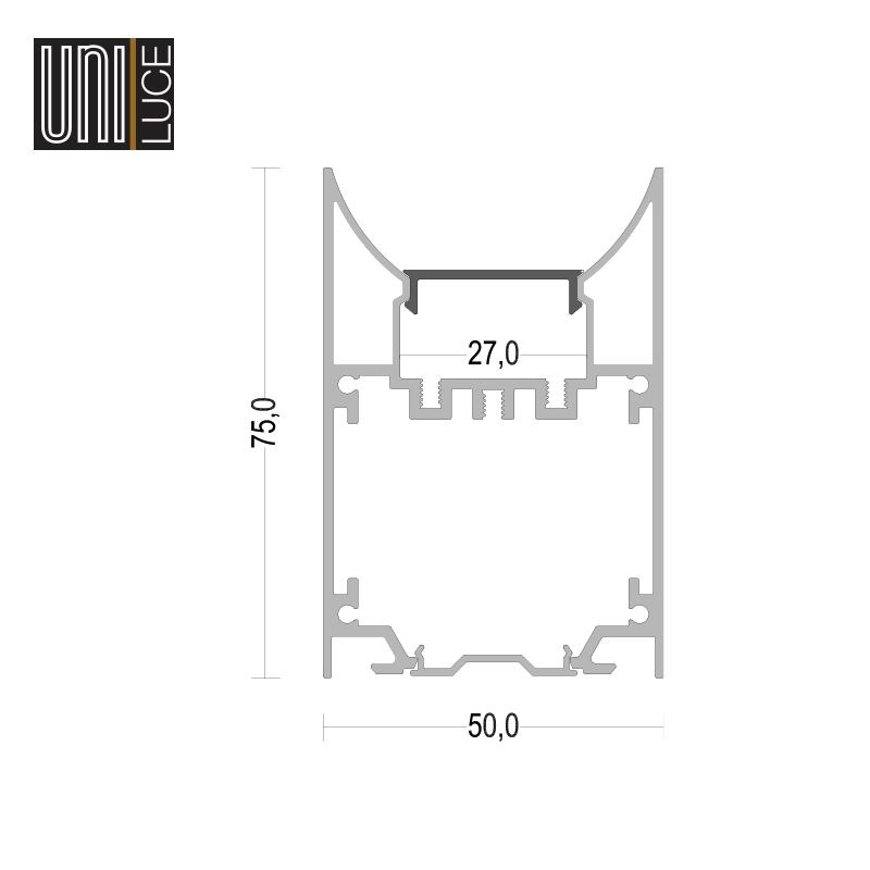 DRIVER PROFILE UNI-S-50x75D-O