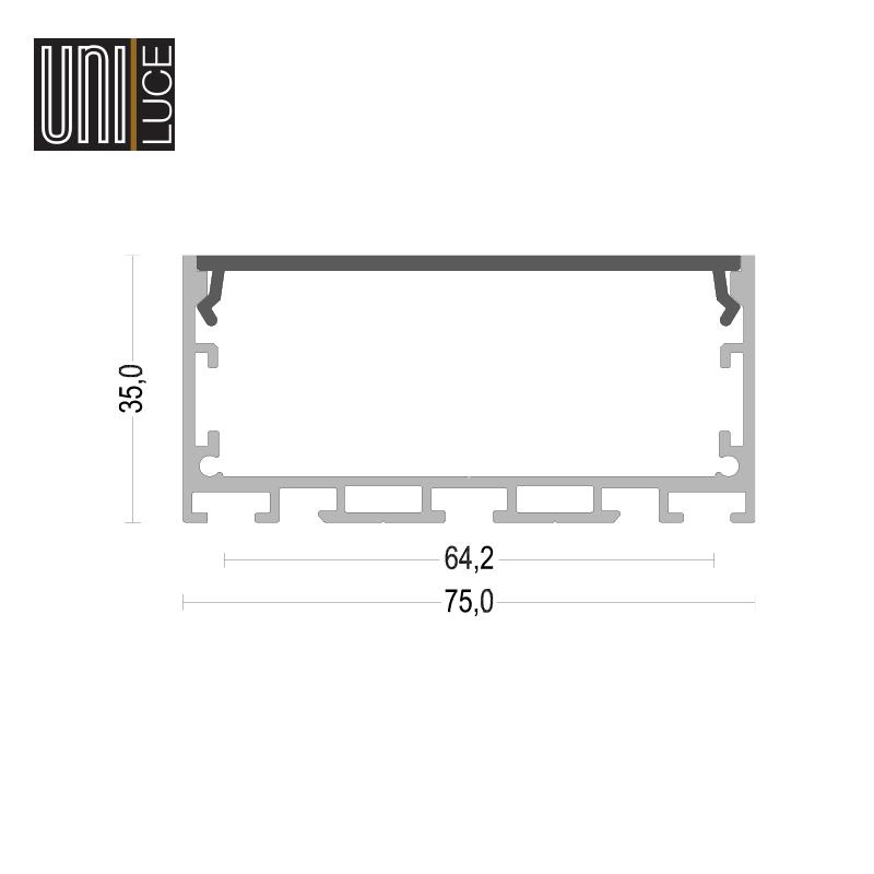 MAXI PROFILE UNI-S-75x35