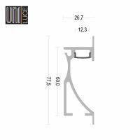 STEP PROFILE UNI-W-26,7x75