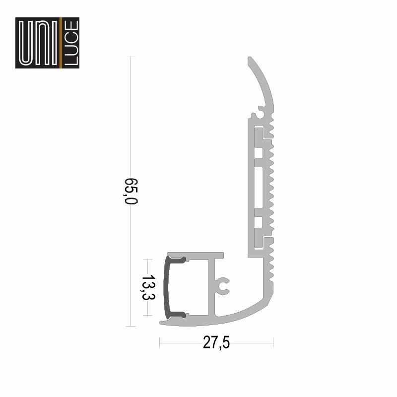 STEP PROFILE UNI-ST-65x27,5